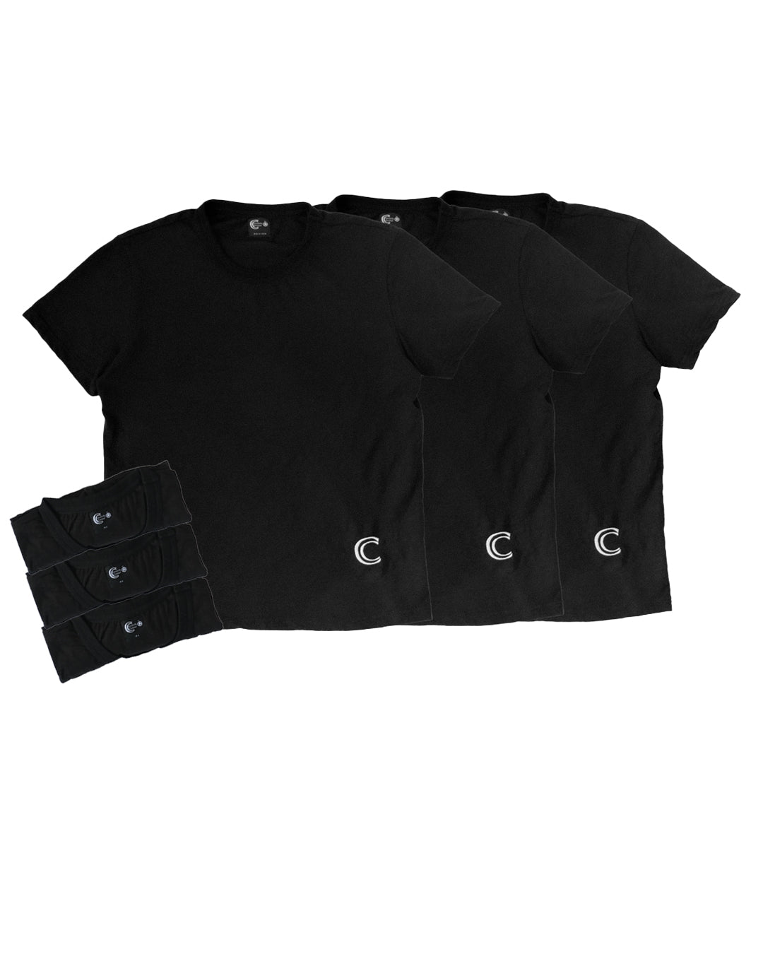 Daily Tee (3-Pack) in Black