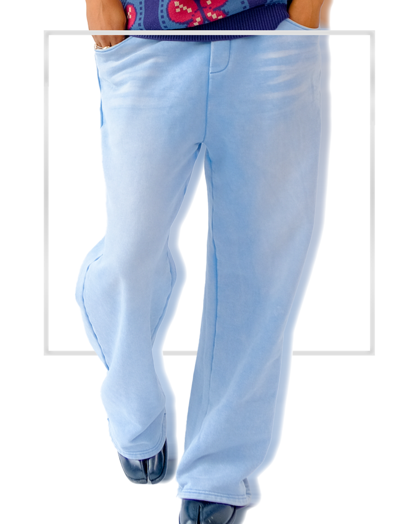 ◆2000Archives◆ DENIM LLIC SWEATPANTS BLUE 2A24HSPT02BL ASOS DESIGN lightweight denim sweatpants with drawstring