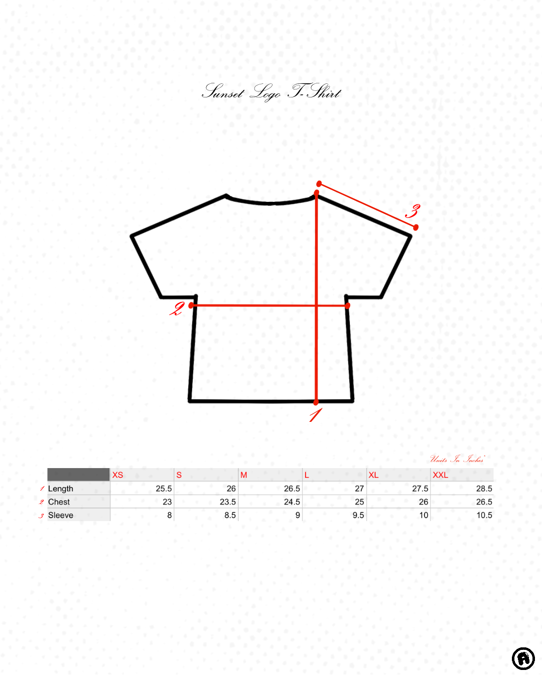 Sunset Logo Shirt in Gold