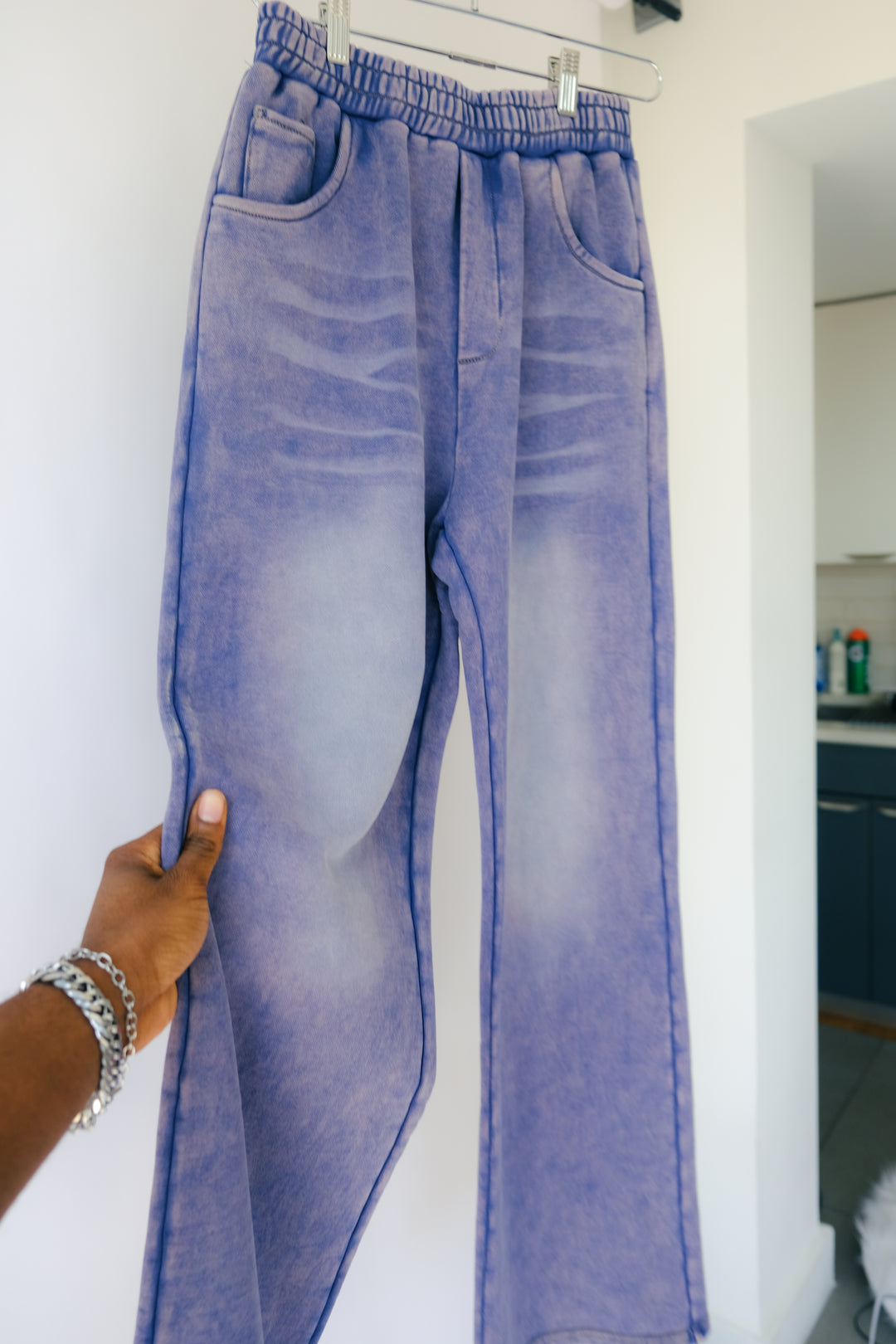 Jweatpants in 'Sunset Azul' (Indigo Blue)